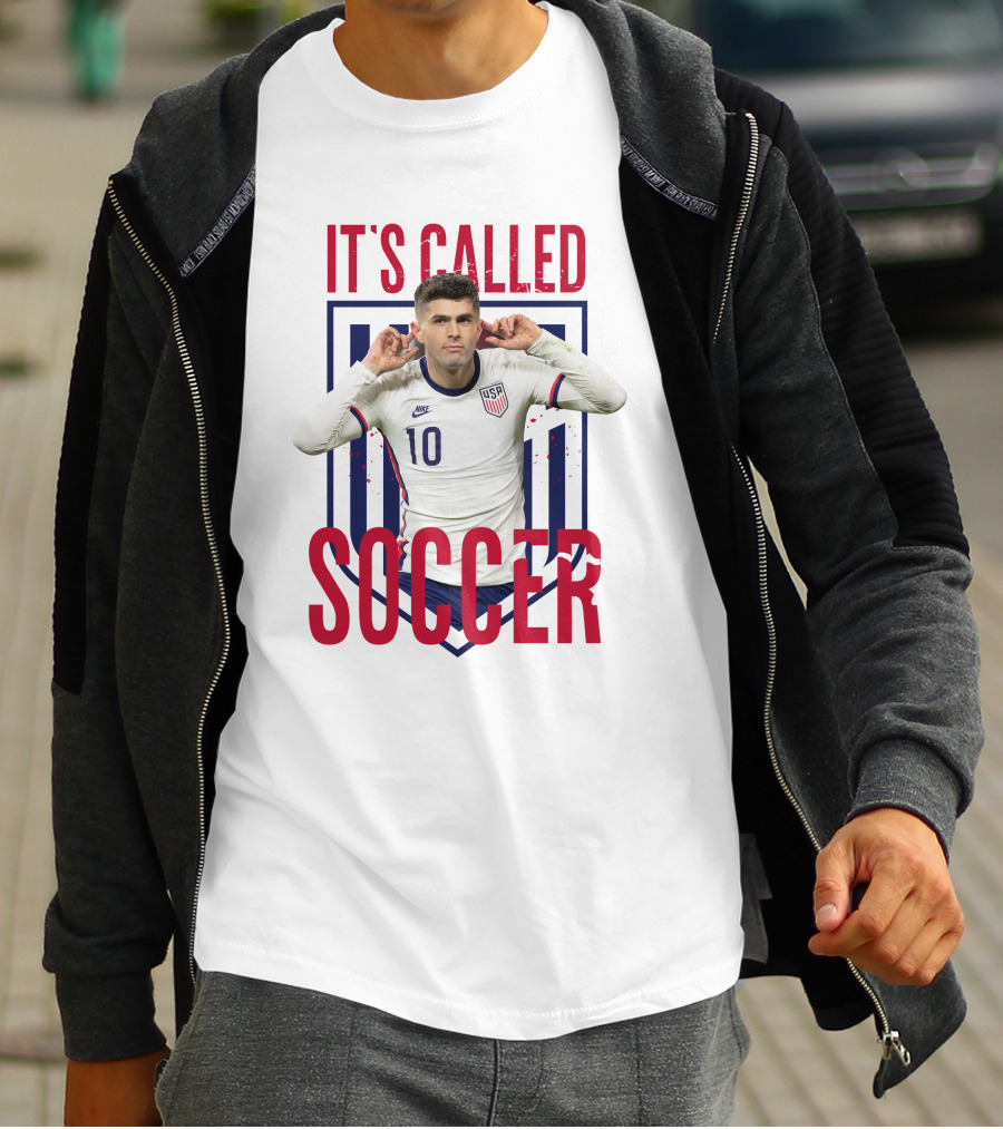 Christian Pulisic It's Called Soccer USA Soccer 10 Jersey T-Shirt