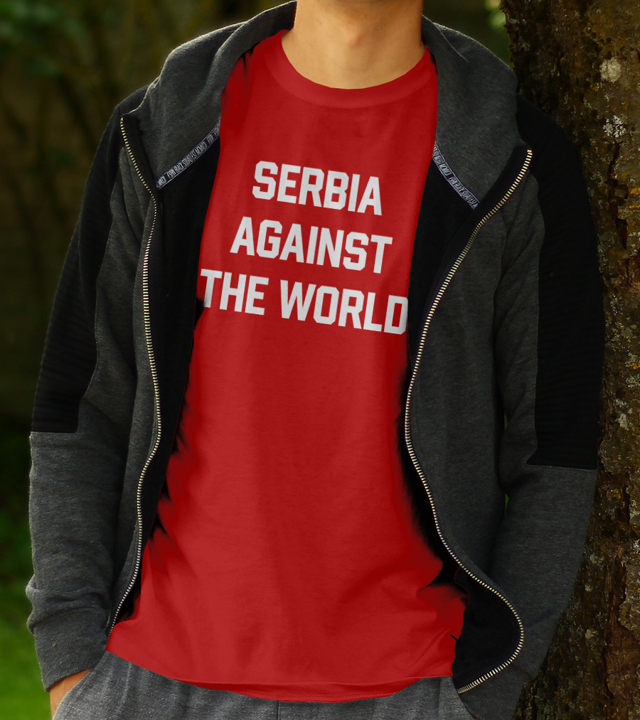 Serbian Football Serbia Against The World Red Passion T-Shirt