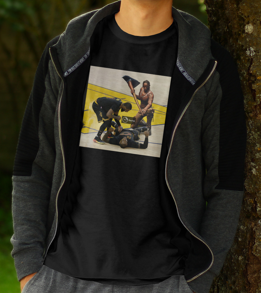 Revive Cleveland Basketball Courtside Gaming Fusion T-Shirt