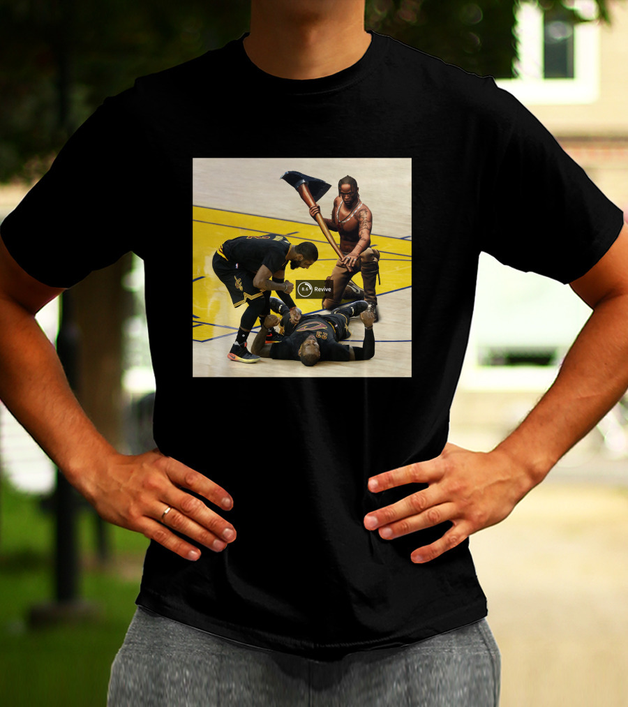 Revive Cleveland Basketball Courtside Gaming Fusion T-Shirt