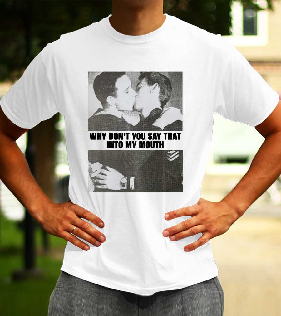 Why Don't You Say That Into My Mouth Frank Iero Must Die T-Shirt
