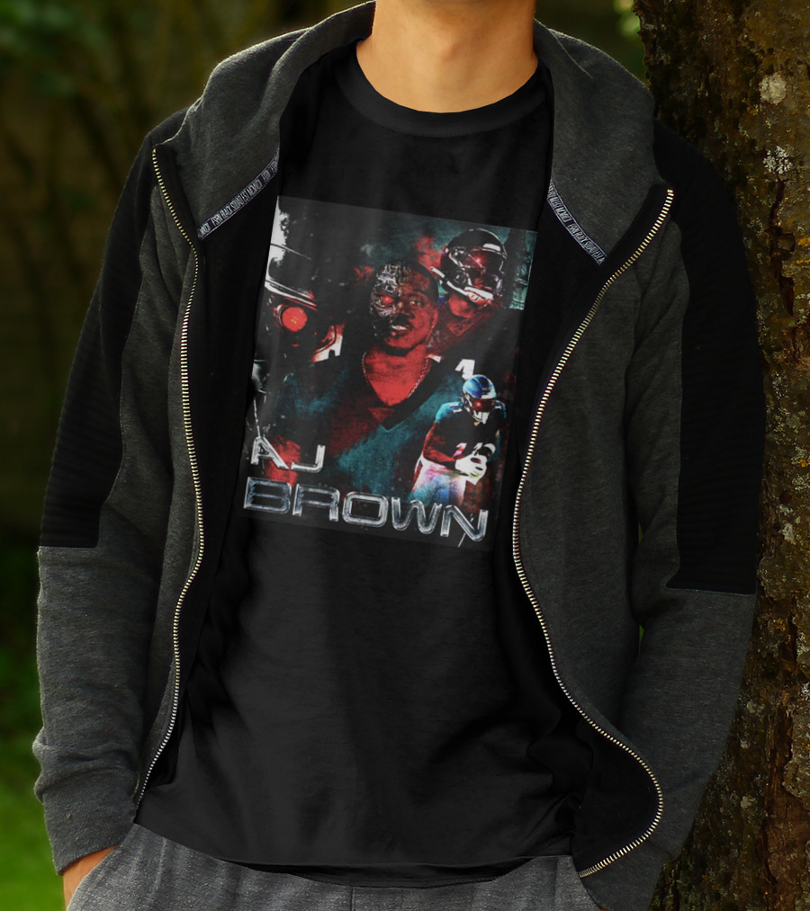 AJ Brown Terminator Game Men Iconic T-Shirt
