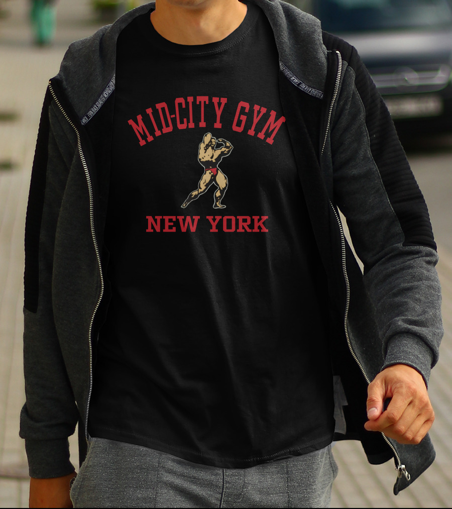 Mid-City Gym New York Bodybuilder Joe Rogan T-Shirt