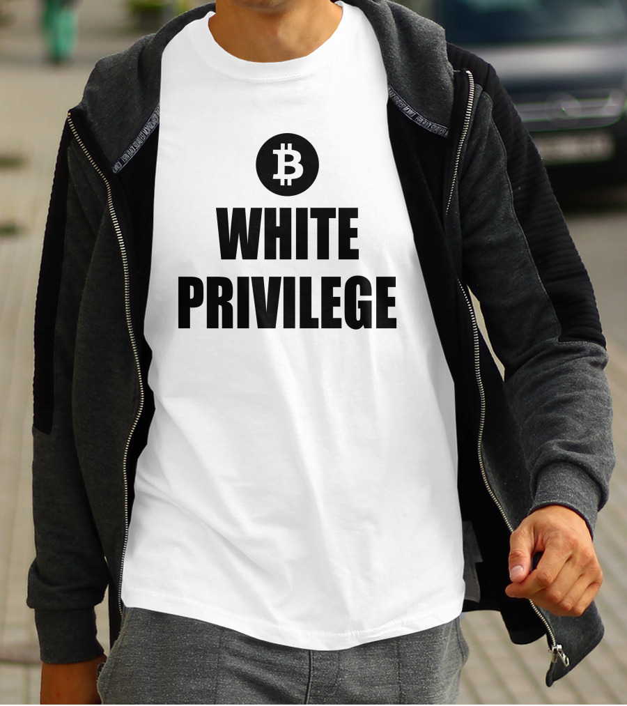 Maga Party Bitcoin White Privilege T-Shirt