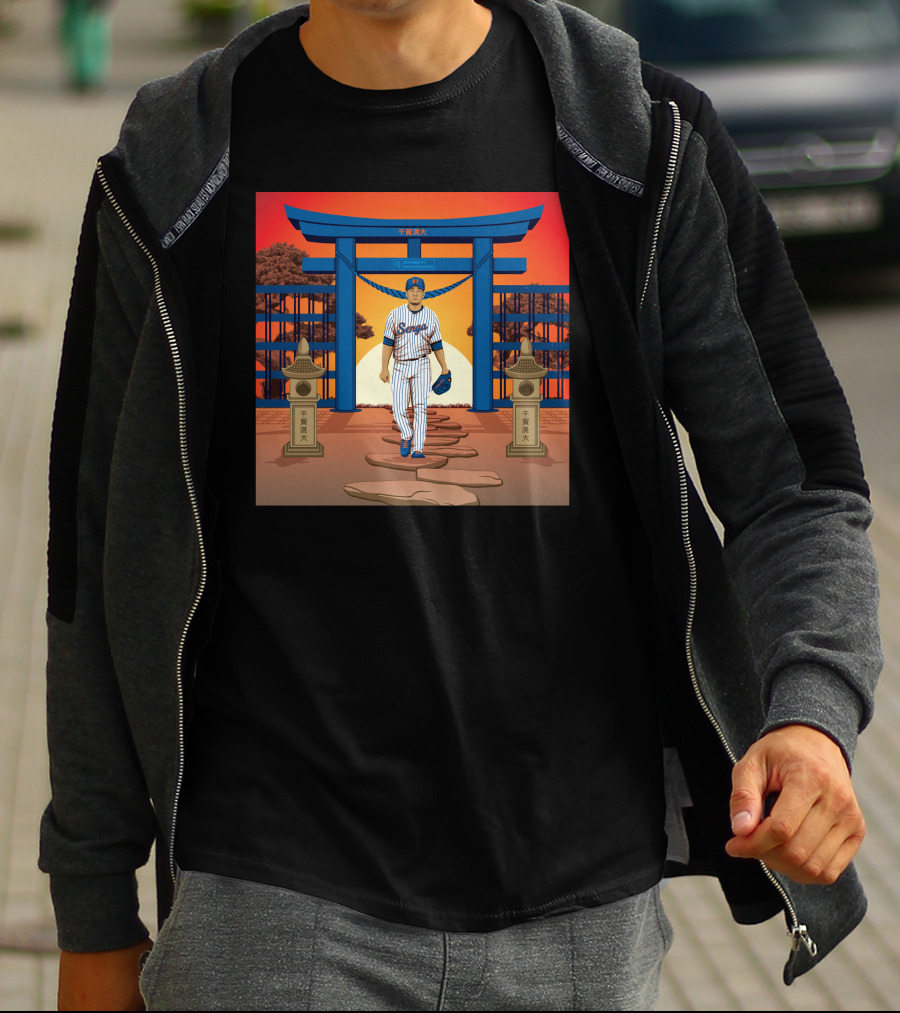 Athlete Senga Time In Traditional Gateway Setting T-Shirt