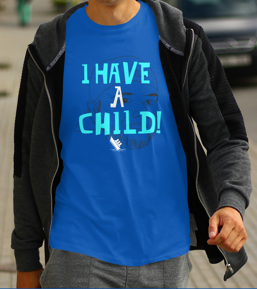 I Have A Child Lebatard Friends Sketch Cap T-Shirt