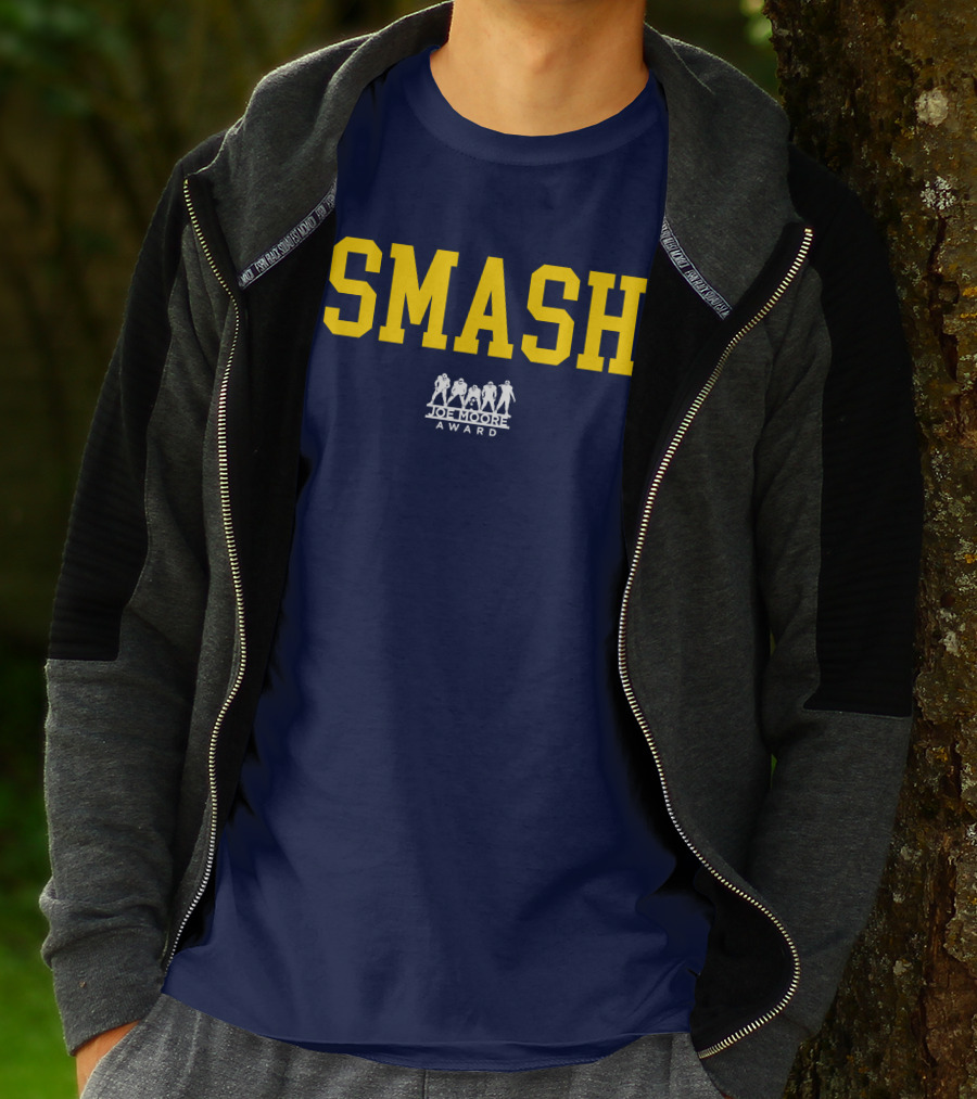 Michigan Football Smash Joe Moore Award T-Shirt