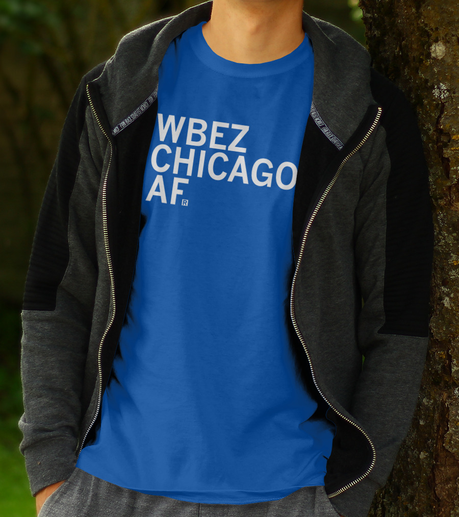 WBEZ Chicago AF Raygun T-Shirt