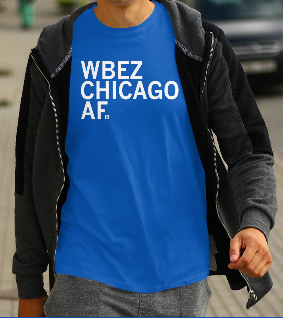 WBEZ Chicago AF Raygun T-Shirt