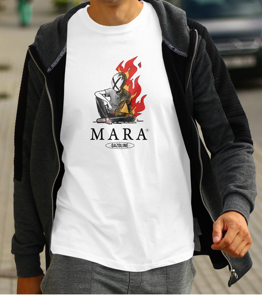 Mara Gazoline Flames Character T-Shirt