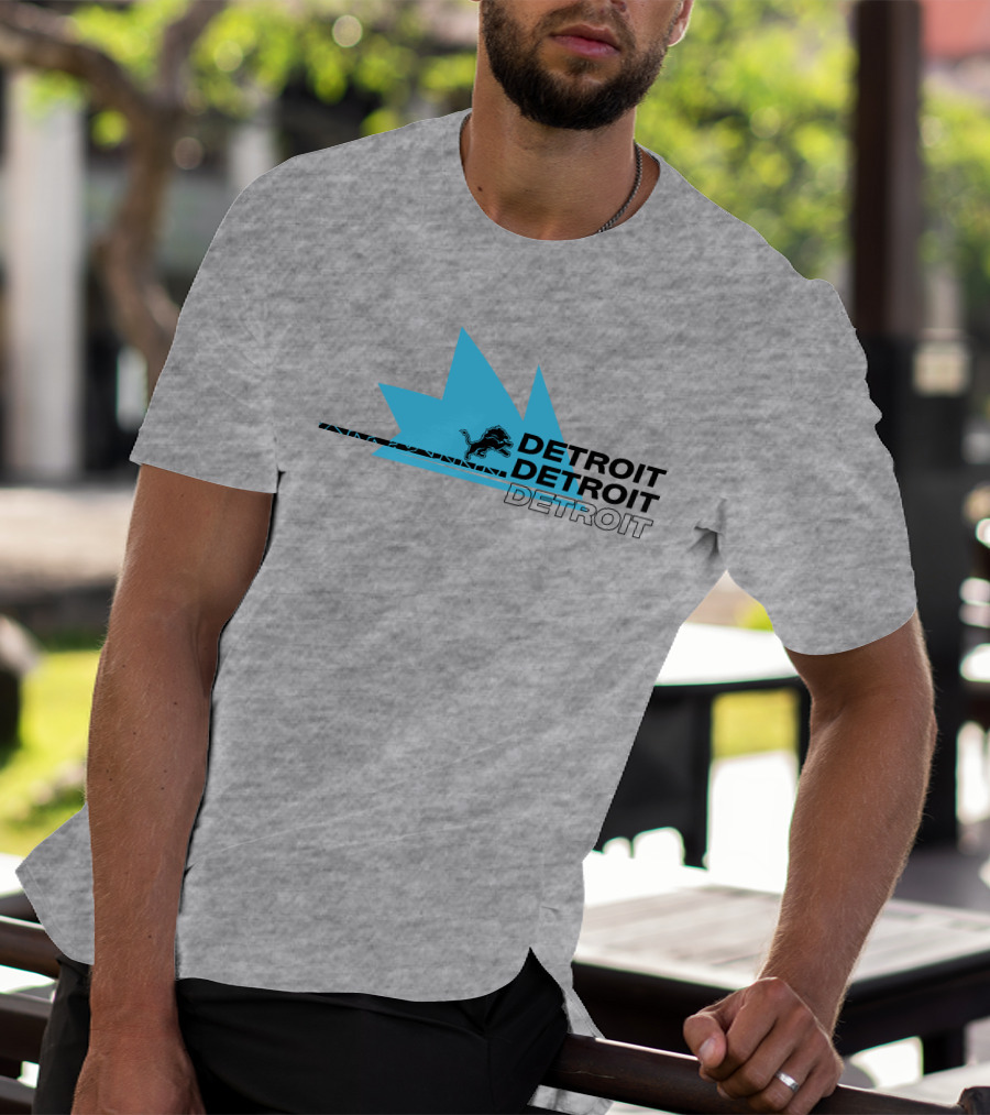 Detroit Lions Ninja Roaring Detroit Spirit T-Shirt
