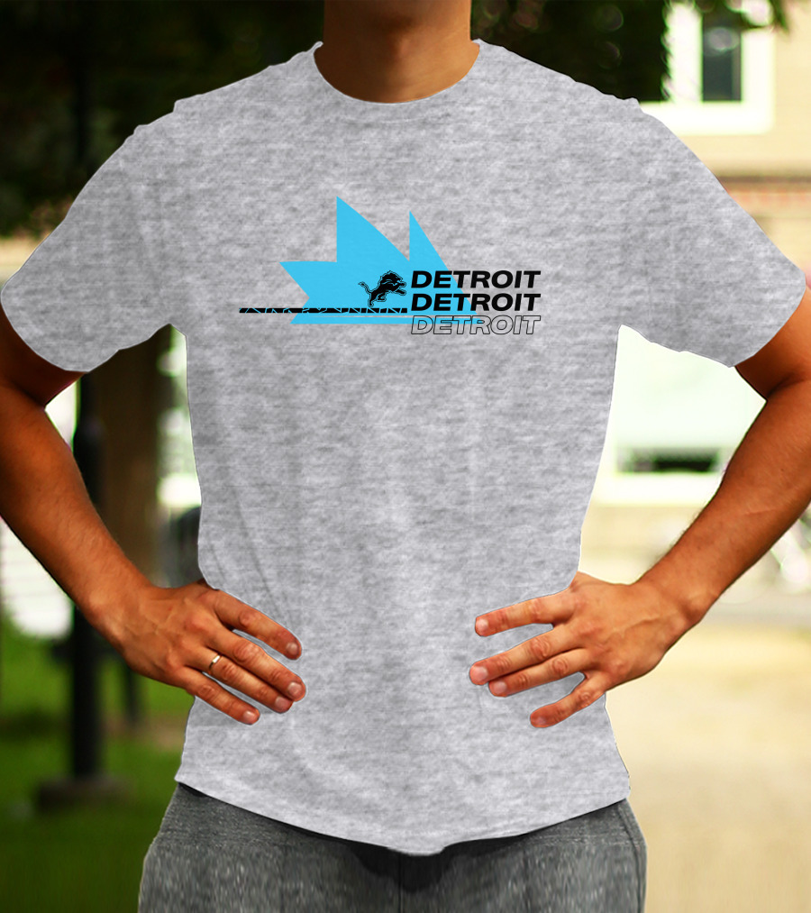 Detroit Lions Ninja Roaring Detroit Spirit T-Shirt
