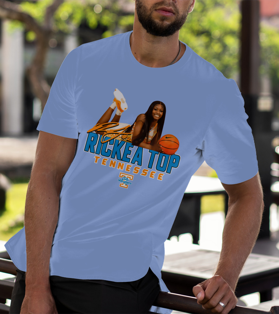Rickea Top Tennessee Lady Vols Basketball Orange Mountain T-Shirt