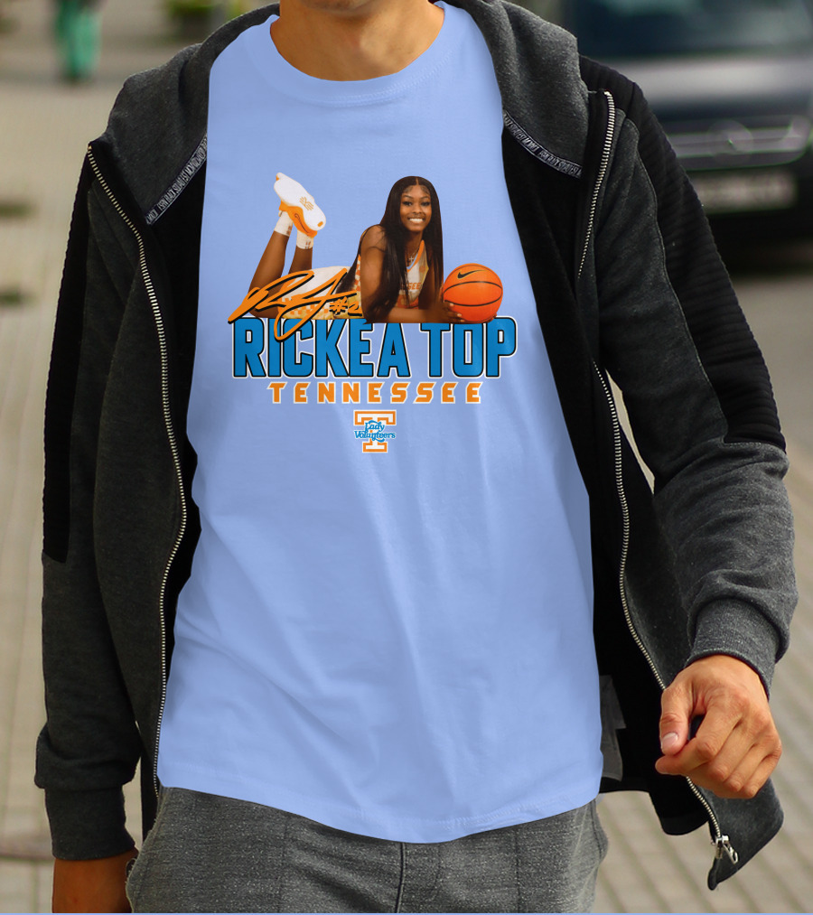Rickea Top Tennessee Lady Vols Basketball Orange Mountain T-Shirt