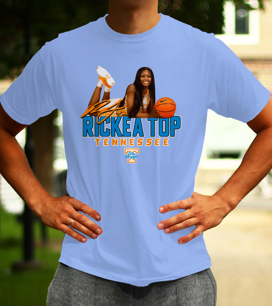Rickea Top Tennessee Lady Vols Basketball Orange Mountain T-Shirt