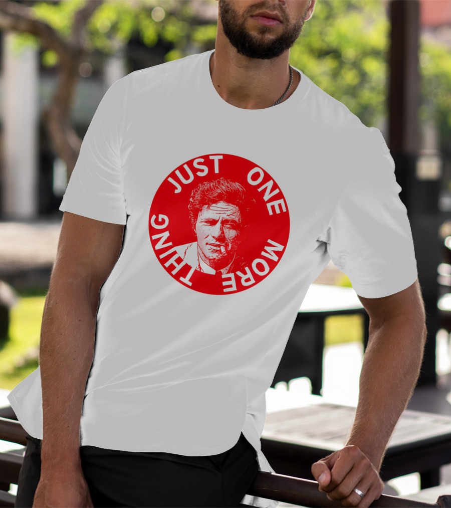Just One More Thing Mysterious Bookshop Peter Falk T-Shirt