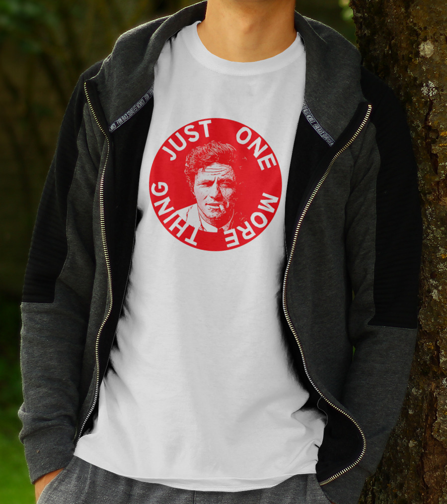Just One More Thing Mysterious Bookshop Peter Falk T-Shirt