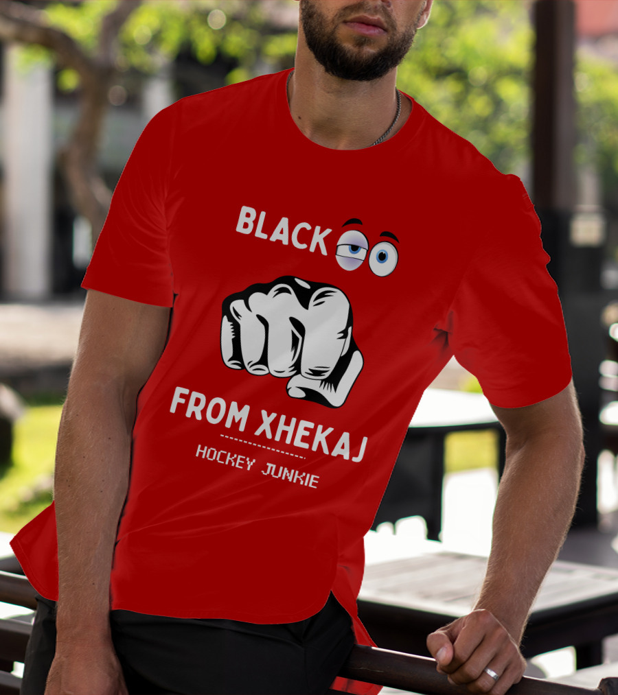 BLACK EYE FROM XHEKAJ HOCKEY JUNKIE T-Shirt