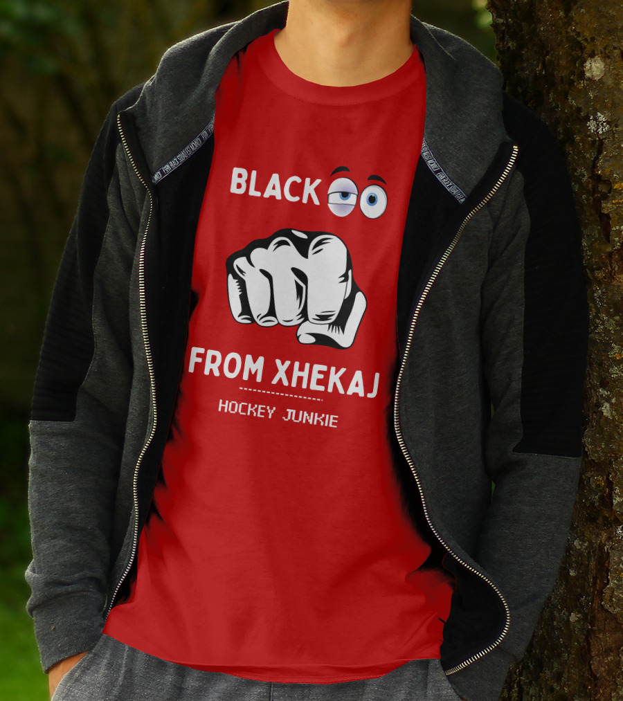BLACK EYE FROM XHEKAJ HOCKEY JUNKIE T-Shirt
