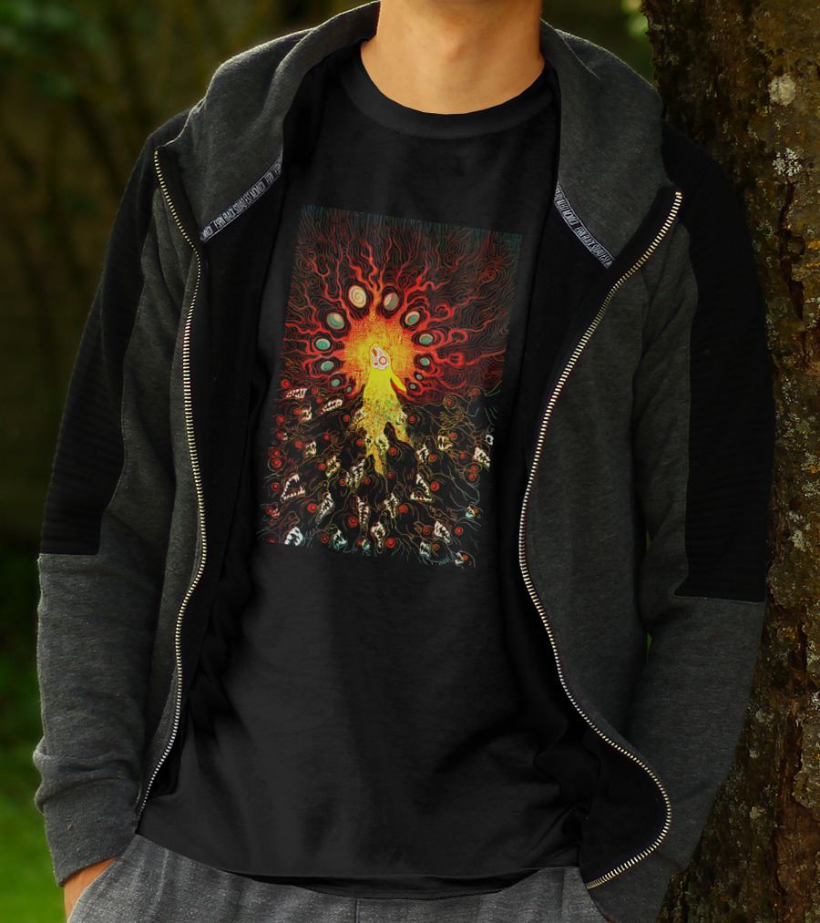 Prince With A Thousand Enemies Psychedelic Creature Amidst Vibrant Swirling Chaos T-Shirt