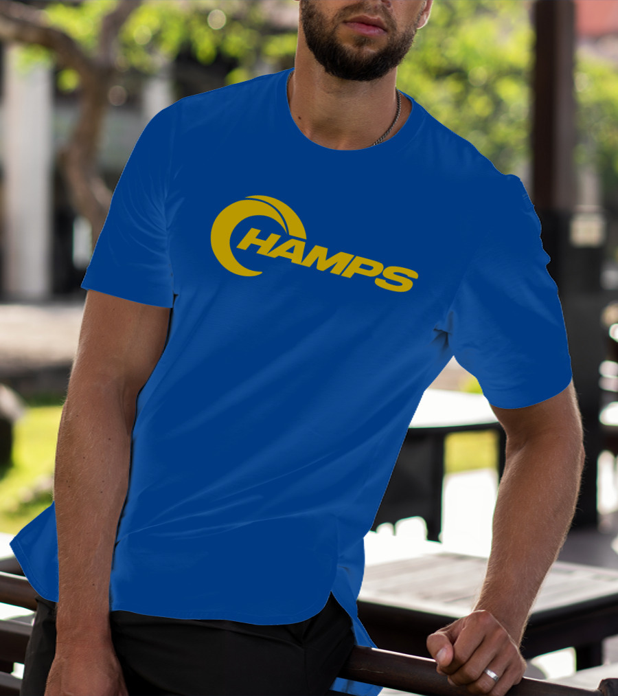 La Champs Danpatrick Yellow Crescent Rams Inspired Merch T-Shirt