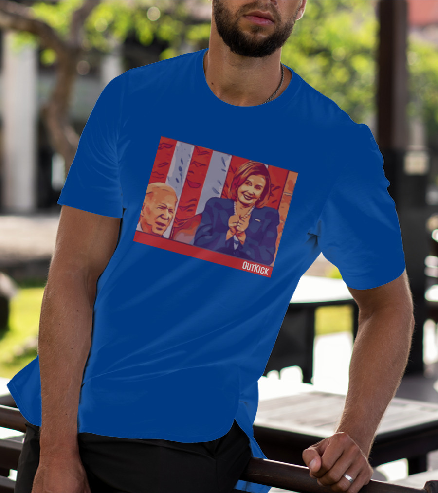 OutKick Creepy Pelosi Patriotic T-Shirt
