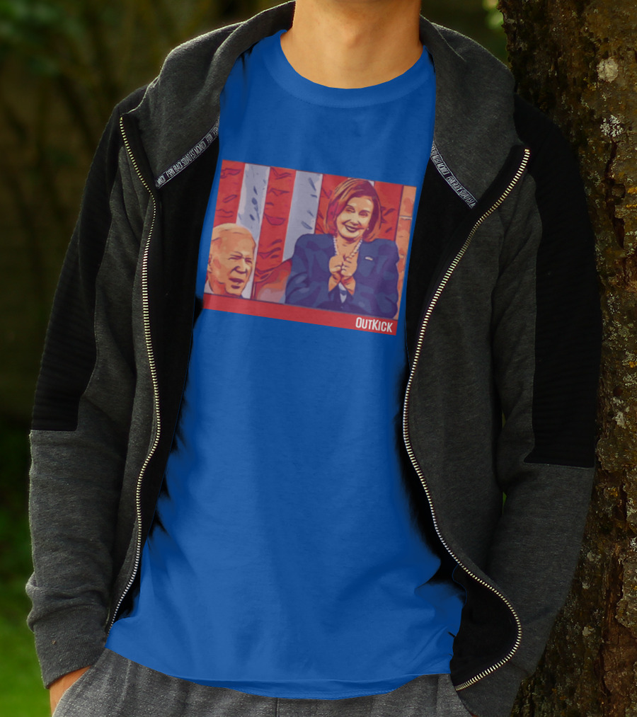 OutKick Creepy Pelosi Patriotic T-Shirt