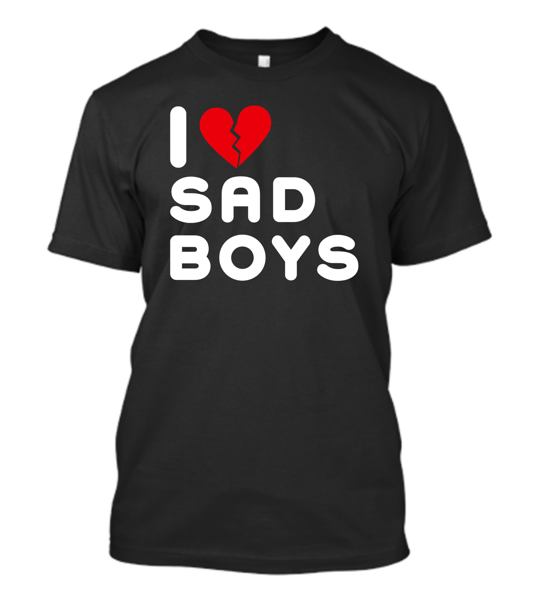 I Love Sad Boys Broken Heart T-Shirt