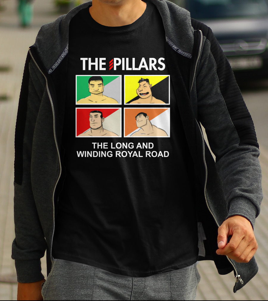 The Pillars The Long And Winding Royal Road Manga Cartoon Characters T-Shirt