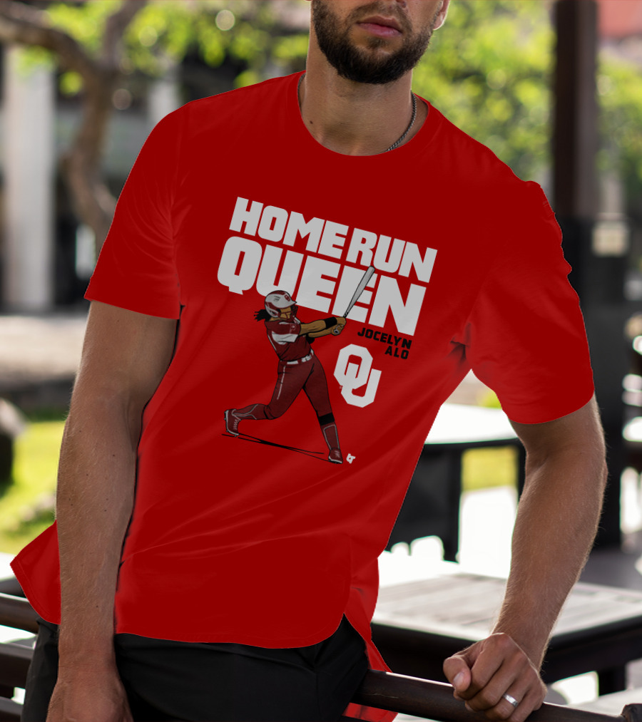 Home Run Queen Jocelyn Alo Oklahoma OU T-Shirt