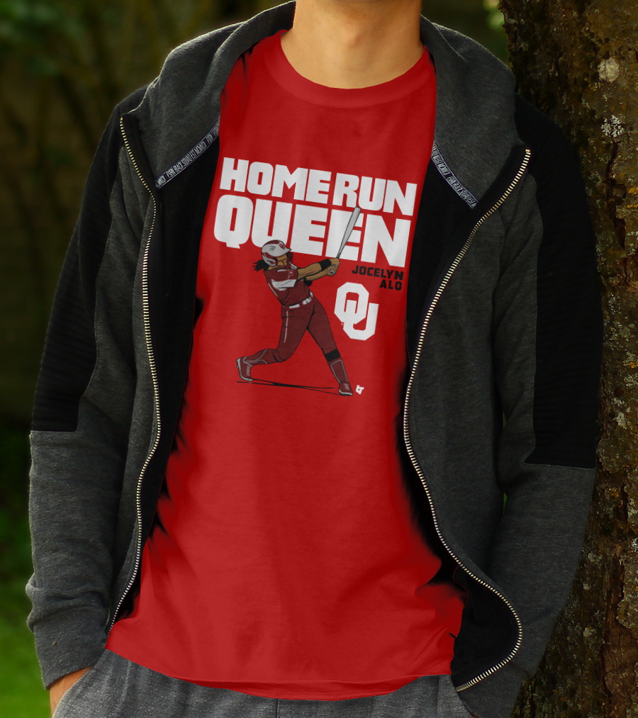 Home Run Queen Jocelyn Alo Oklahoma OU T-Shirt