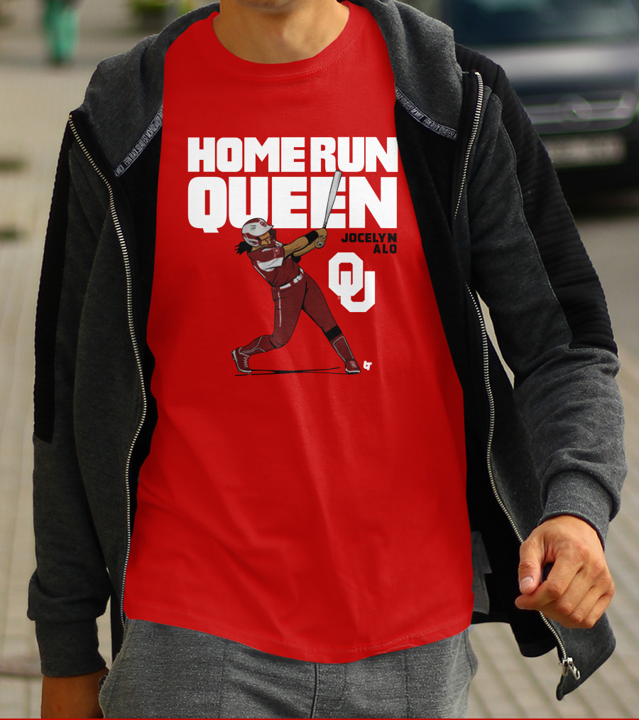 Home Run Queen Jocelyn Alo Oklahoma OU T-Shirt