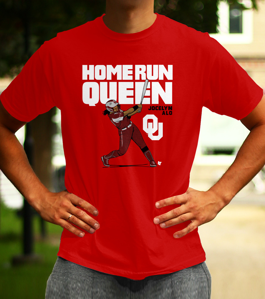 Home Run Queen Jocelyn Alo Oklahoma OU T-Shirt