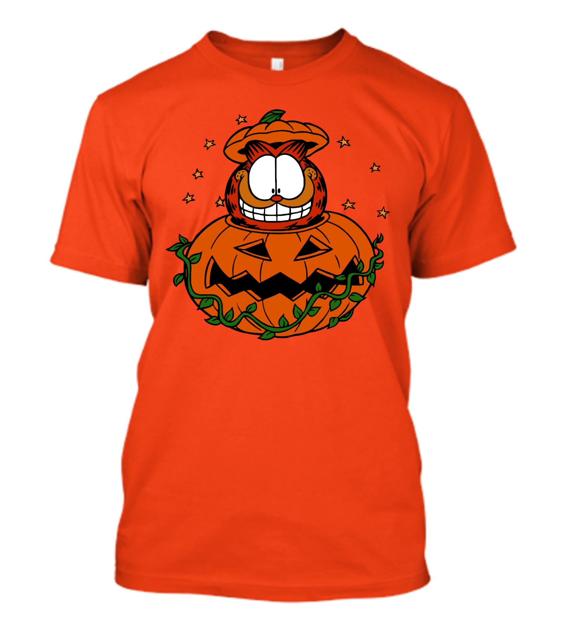 Garfield Jack-O'-Lantern Halloween Pumpkin T-Shirt