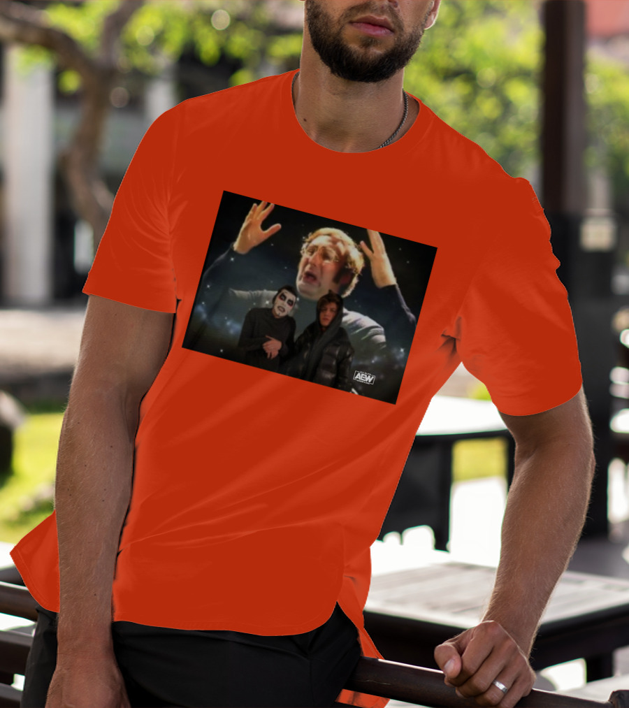 AEW Danhausen Hook Mind Blown Reaction Meme T-Shirt