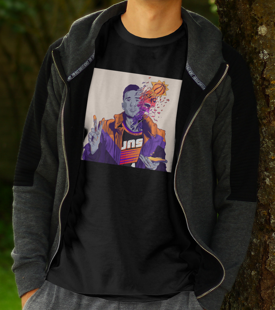 Dangerous Devin Booker Suns Basketball Explosion T-Shirt
