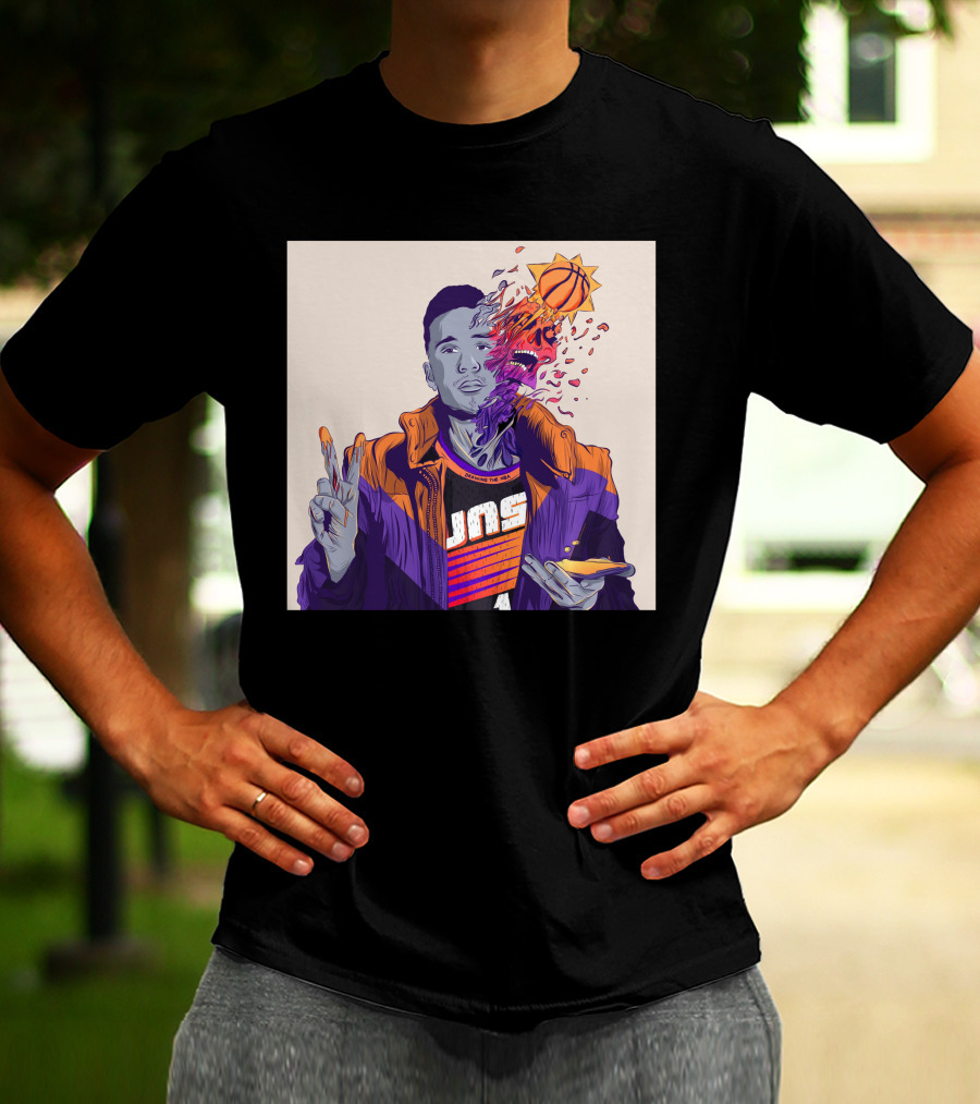Dangerous Devin Booker Suns Basketball Explosion T-Shirt