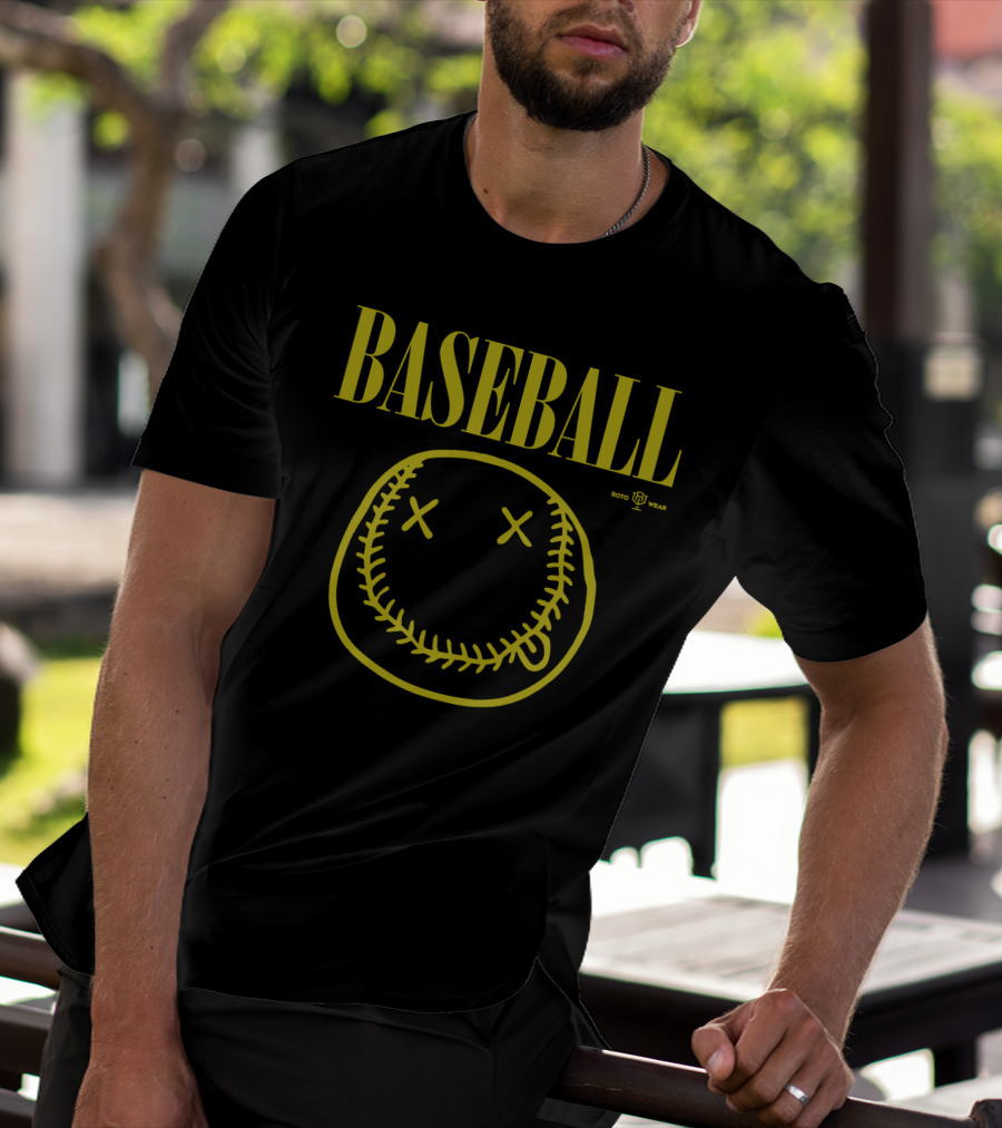BASEBALL Smells Like Seam Spirit RotoWear T-Shirt