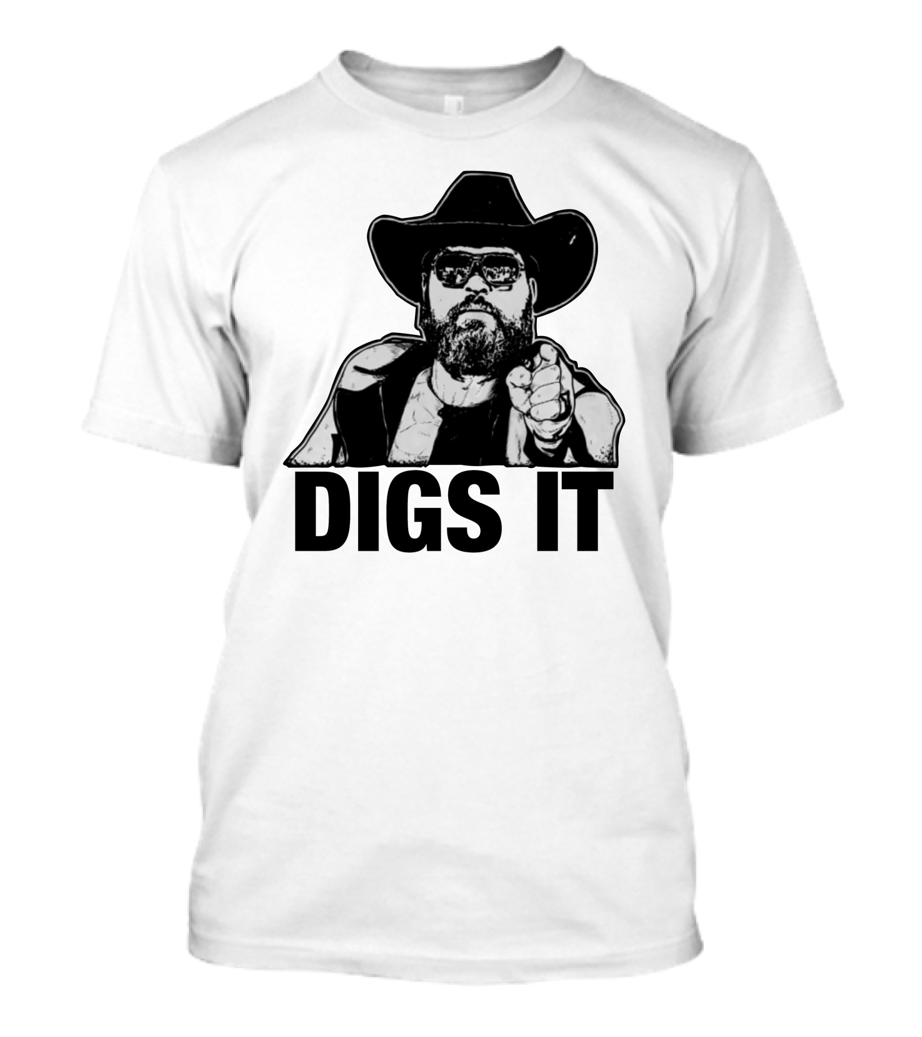 Pat McAfee Cowboy Style Digs It Rugged Look T-Shirt