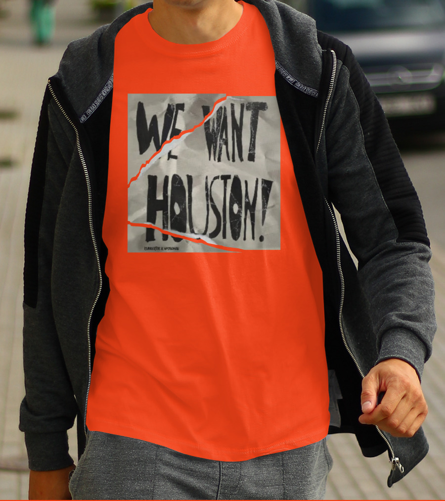 WE WANT HOUSTON EVERPRESS X APHONIKKU T-Shirt