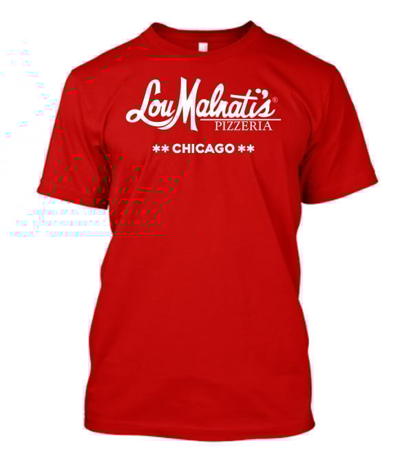 Lou Malnati's Pizzeria Chicago Iconic Red T-Shirt