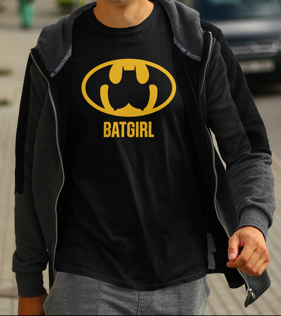 Batgirl Yellow Bat Symbol T-Shirt