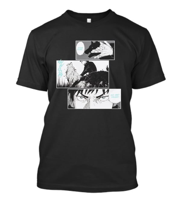 Shonen Jump Jujutsu Kaisen Megumi Divine Dogs Go And Feast T-Shirt