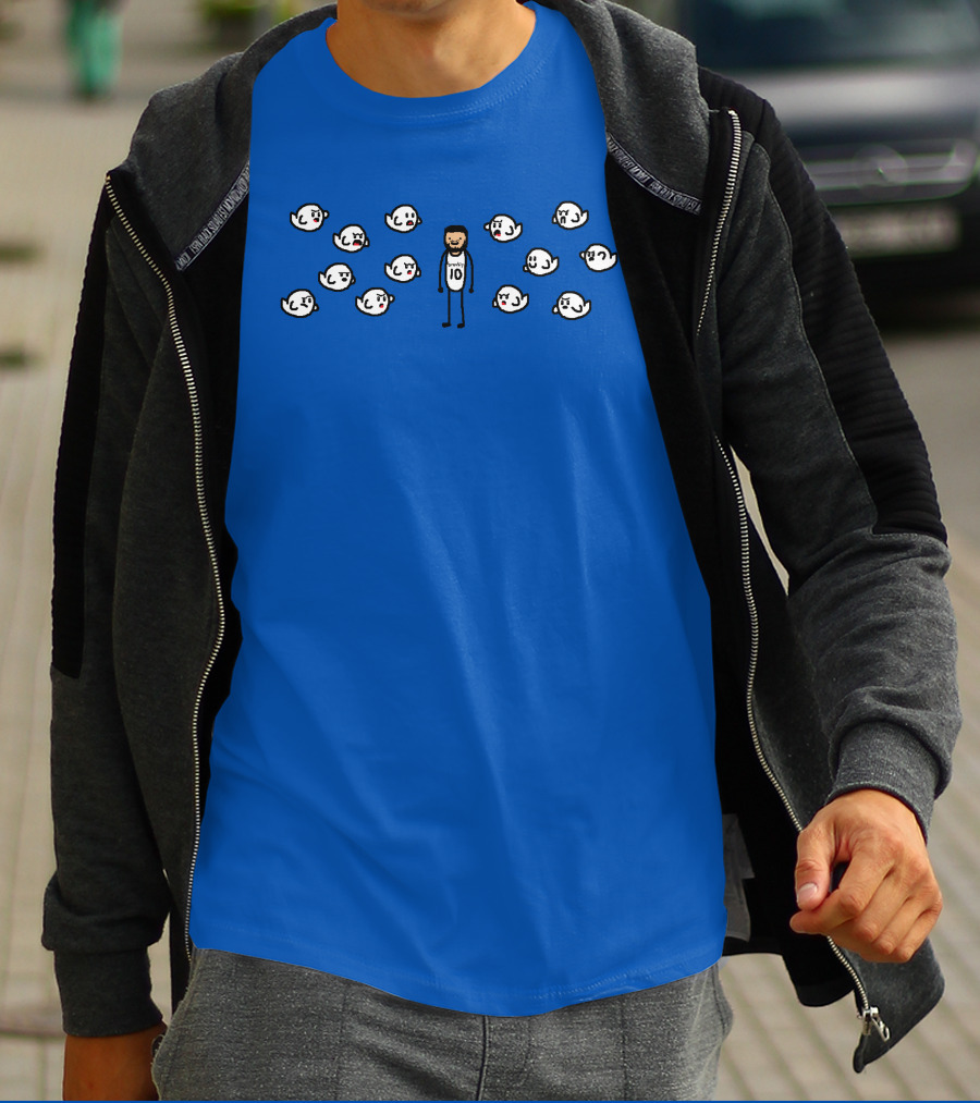 Ben Simmons Every Time He Touches The Ball Surrounded By Ghosts T-Shirt