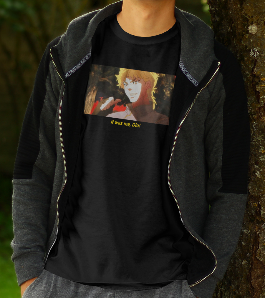 It Was Me, Dio JoJo's Bizarre Adventure Iconic Scene T-Shirt