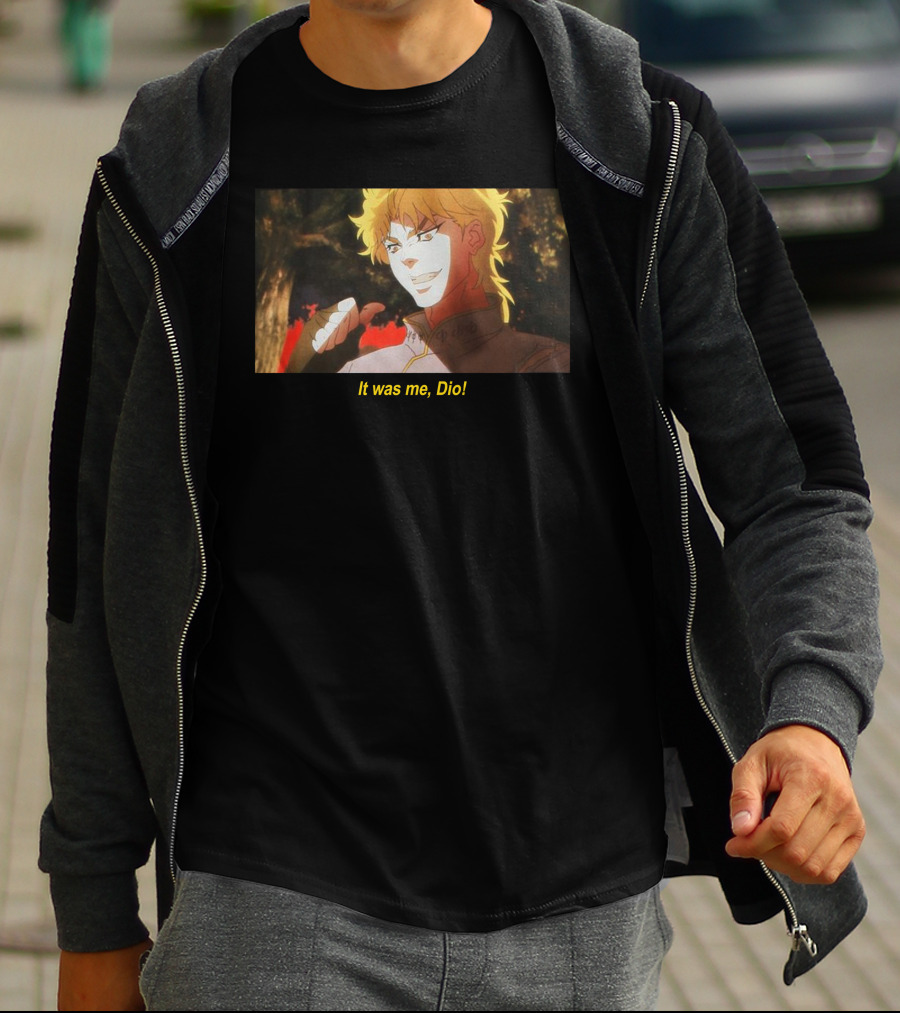 It Was Me, Dio JoJo's Bizarre Adventure Iconic Scene T-Shirt
