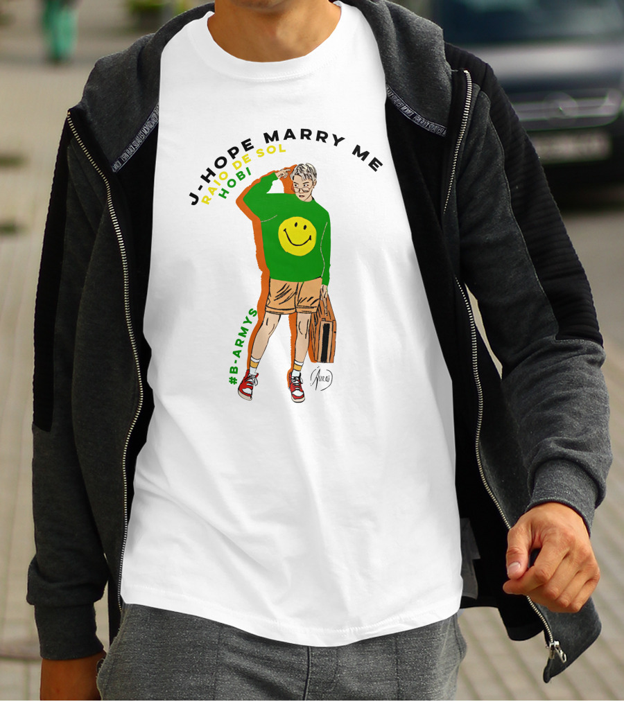 J-Hope Marry Me Rayo De Sol Hobi #B-Armys T-Shirt