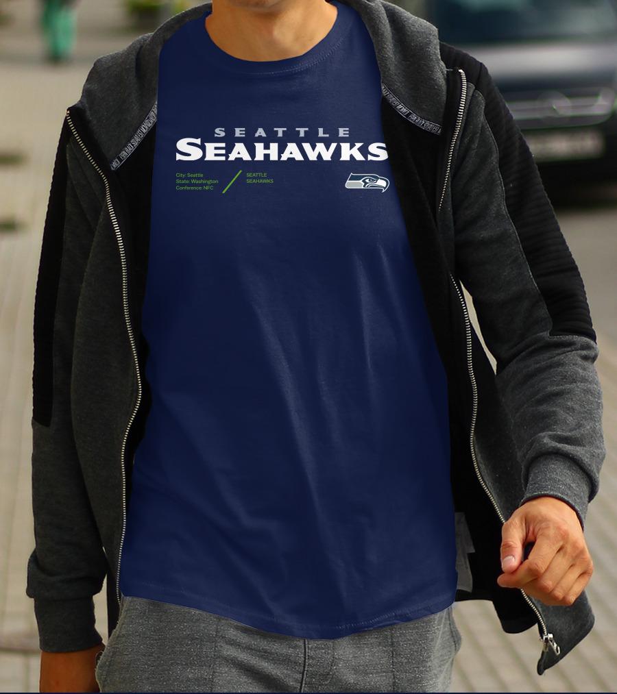 Seattle Seahawks City Seattle State Washington Conference NFC T-Shirt