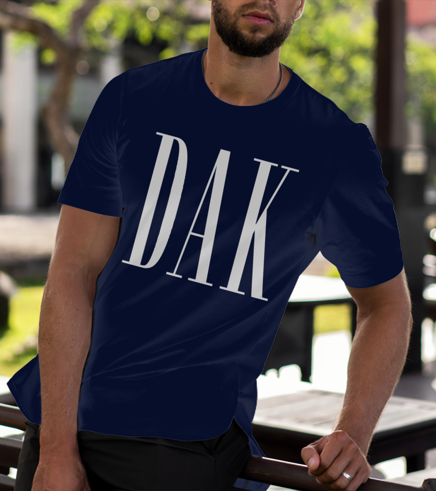 DAK Cowboys Quarterback Football Fan Gear T-Shirt