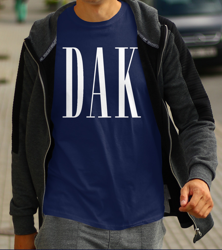 DAK Cowboys Quarterback Football Fan Gear T-Shirt